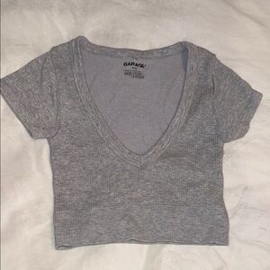 Garage Women's Heather Gray Crop Top